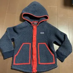 Patagonia 5T フリースジャケット ネイビー/レッド