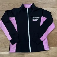 Champion ジャージ上　140cm ブラック/ピンク