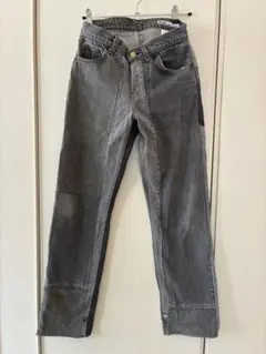 グレー ストレートジーンズ sunny side up