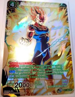 海外版ドラゴンボールカードゲーム　魔人ベジータ　SPRカード　再販版　1