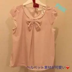 新入荷⭐️新品☆ベルベット素材 チュニック pink 115
