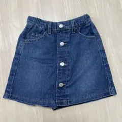 UNIQLO GIRLS デニムミニスコート 120