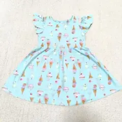 アイスクリーム柄 ワンピース 120cm