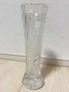 石塚ガラス　花瓶　高さ約20cmのサムネイル