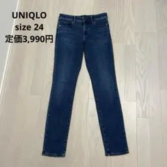 美品 UNIQLO ウルトラストレッチジーンズ　24