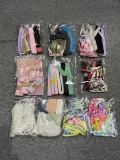 リボンセット 多色 さまざまな幅