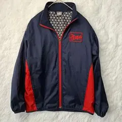 [美品]PUMA プーマ キッズ ウインドブレーカー 140 紺×赤