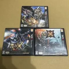 モンスターハンターXX/X/4G 3点セット