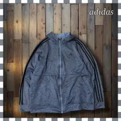 adidas アディダス フルジップパーカートラックジャケットL