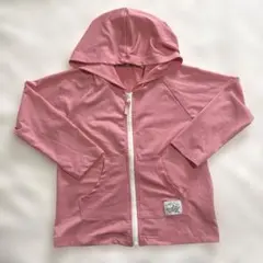 シンプルフリー　ラッシュガード　虫除け　110 ピンク　ラッシュパーカー　水着