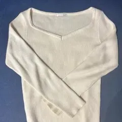 JULIA BOUTIQUE アイボリー Vネック 長袖