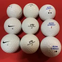 ゴルフボールセット NIKE ALTUS DUNLOP 全9個