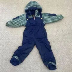 CCLTEAM 子供用スキーウェア サイズ100 ネイビー/グリーン