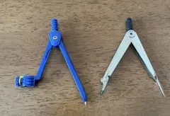 コンパスセット 青と銀