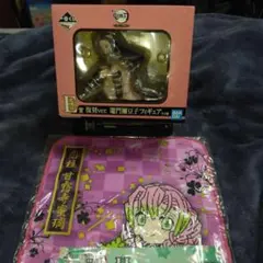 一番くじ　E賞 復刻ver. 竈門禰豆子フィギュア　甘露寺蜜璃ハンドタオル
