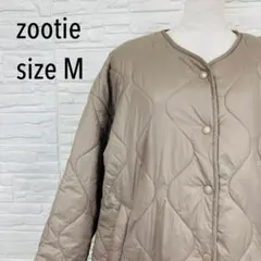zootie ズーティー ベージュ エアリーナイロン キルティングコート　Mのサムネイル