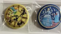 ディズニー刺繍缶バッジ