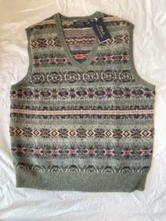 RALPHLAUREN メンズ ベスト　総柄　新品未使用品