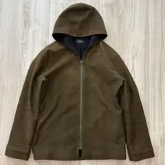 A.P.C. モールスキン フーディ パーカー フランス製 riri カーキ M