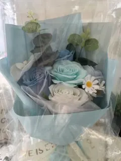 ソープフラワーブーケ　全体高さ約28㎝