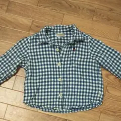 ミキハウス チェックシャツ 70~80サイズ