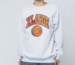 XLARGE バスケットボールロゴ クルーネック スウェットのサムネイル