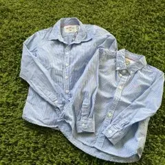 H&Mお揃いストライプシャツ