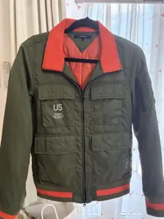 TOMMY ミリタリージャケット カーキ オレンジのサムネイル