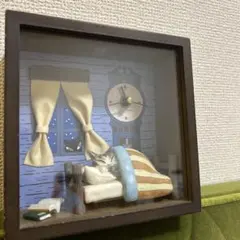 猫のダヤン ジオラマ クロック(ネズミパン) - メルカリ