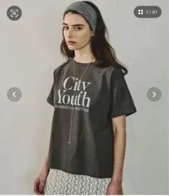 ベイフロー　ピグメントロゴショートスリープTシャツのサムネイル