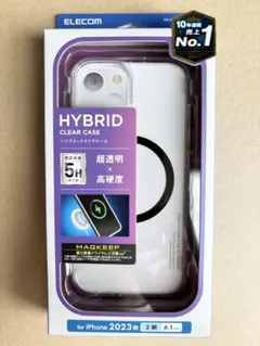 iPhone15 エレコム ハイブリッドケース MAGKEEP カバーのサムネイル