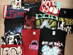 ONE OK ROCK Tシャツ まとめ売りXL Lワンオク タオル付き - メルカリ