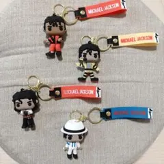 マイケル・ジャクソン キューピーストラップ 4個セット 未開封新品
