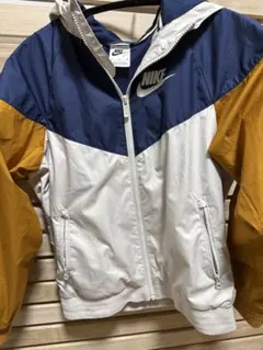 Nike フード付きジャケット ネイビー/ブラウン 130〜140cm