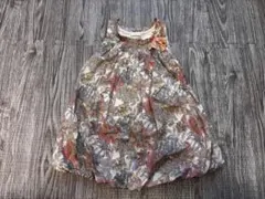 センスオブワンダー　リバティ花柄ワンピース 90cm