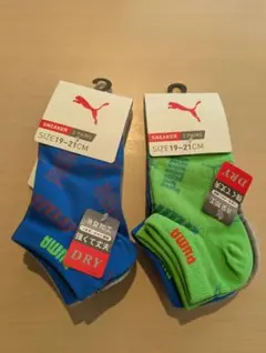 新品　PUMA キッズ靴下 3足組 サイズ19~21cm　2セット