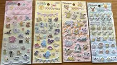 ポケモン キャラクターシール 4シートセット