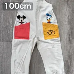 サロペット 100cm ディズニー100 ミッキー ドナルド Birthday