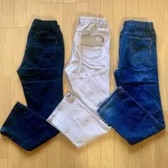 男の子 マイルドクラブ B体 パンツ ボトムス 長ズボン 3本 160