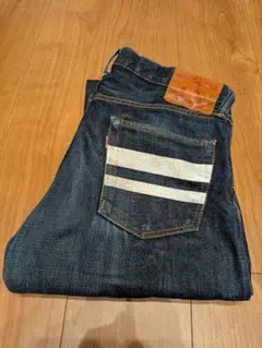MOMOTARO JEANS 桃太郎ジーンズ 出陣モデル セルビッチ 30 濃紺 - メルカリ