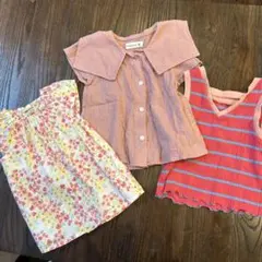 女の子 夏 ベビー80 ３点セット