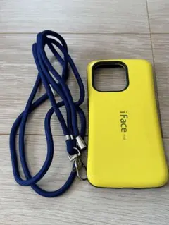 携帯ケース　 iFace イエロー ソフトケース　iPhone15pro