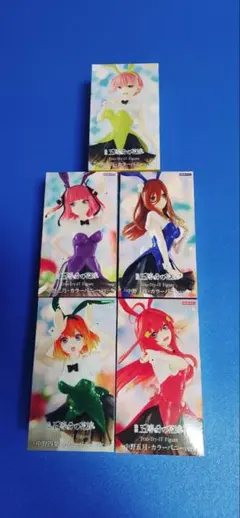 五等分の花嫁 Trio-Try-iT フィギュア カラーバニー 5種セット
