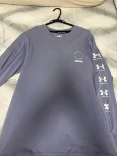 UNDER ARMOUR ライトパープル 長袖カットソー XXL