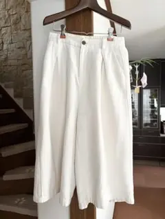 サマンサモスモス　パンツ　アイボリー