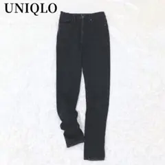 ユニクロ UNIQLO スキニーパンツ ブラック ヒートテック カジュアル 秋冬