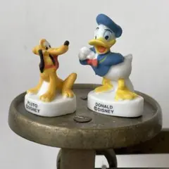 ヴィンテージ フランス フェーブ 陶器 ドナルド プルート 2個セット 329