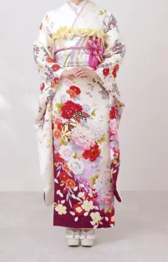 「森七菜」145~159cmぐらいの方が適応サイズ　振袖フルセット 森七菜」145~159cmぐらいの方が適応サイズ 振袖フルセット - メルカリ