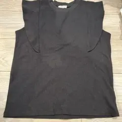 【美品】FREAK'S STORE ブラック ノースリーブ トップス