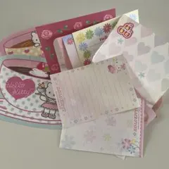 平成レトロ　ハローキティ　メモ帳　シール　まとめ売り